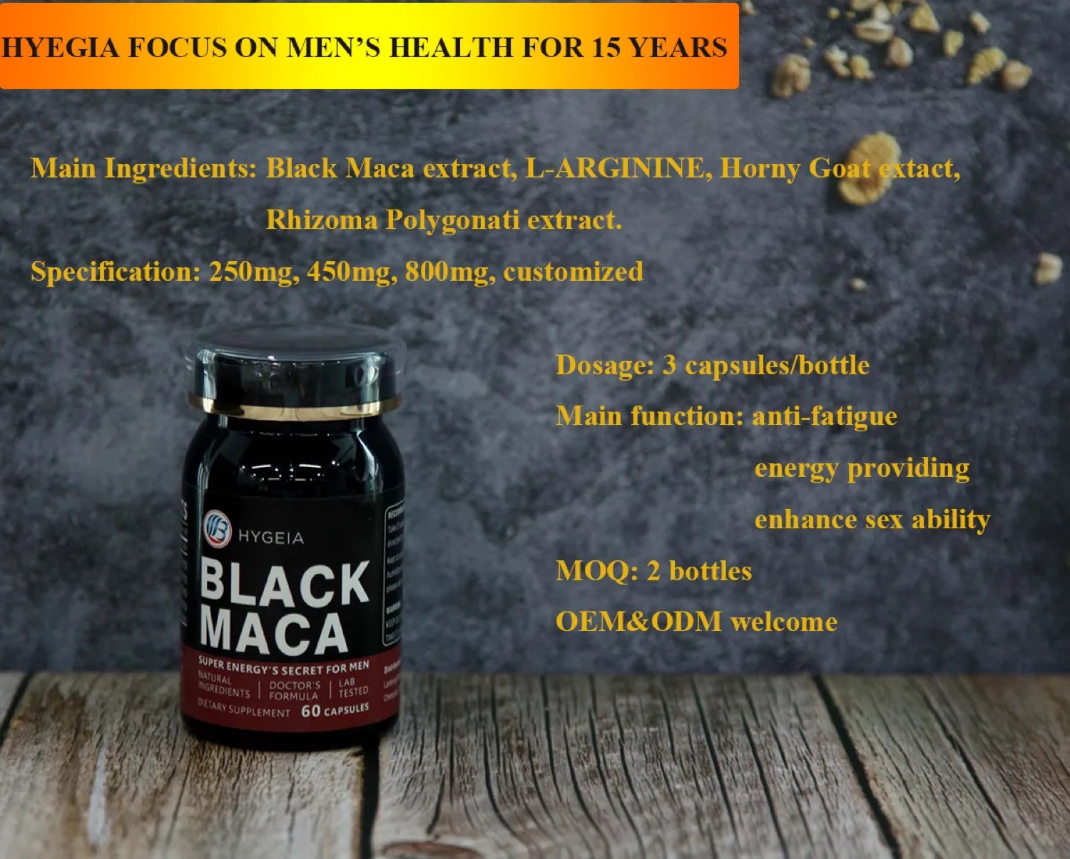 Black Maca Complex for Men
